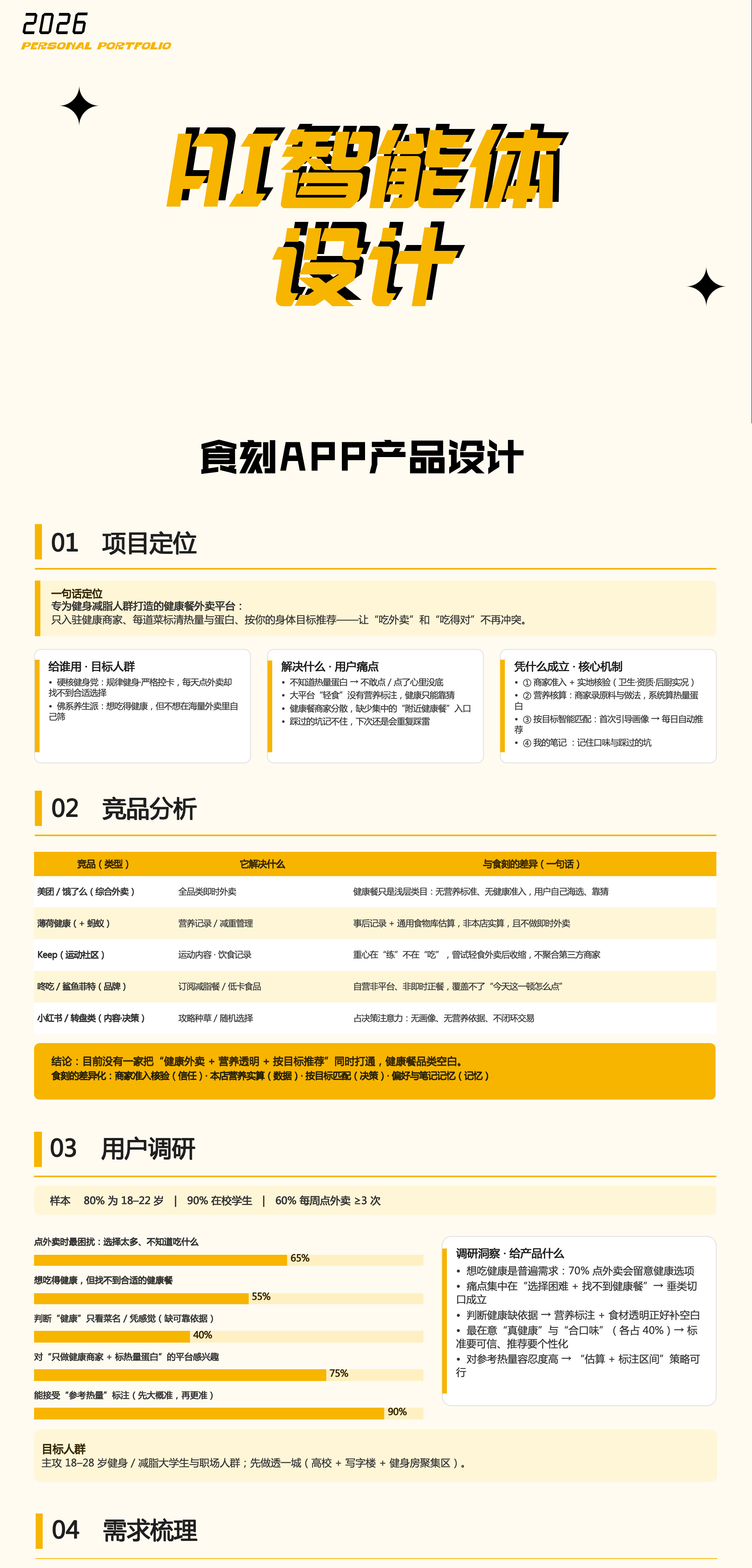 食刻 APP · AI 智能体设计