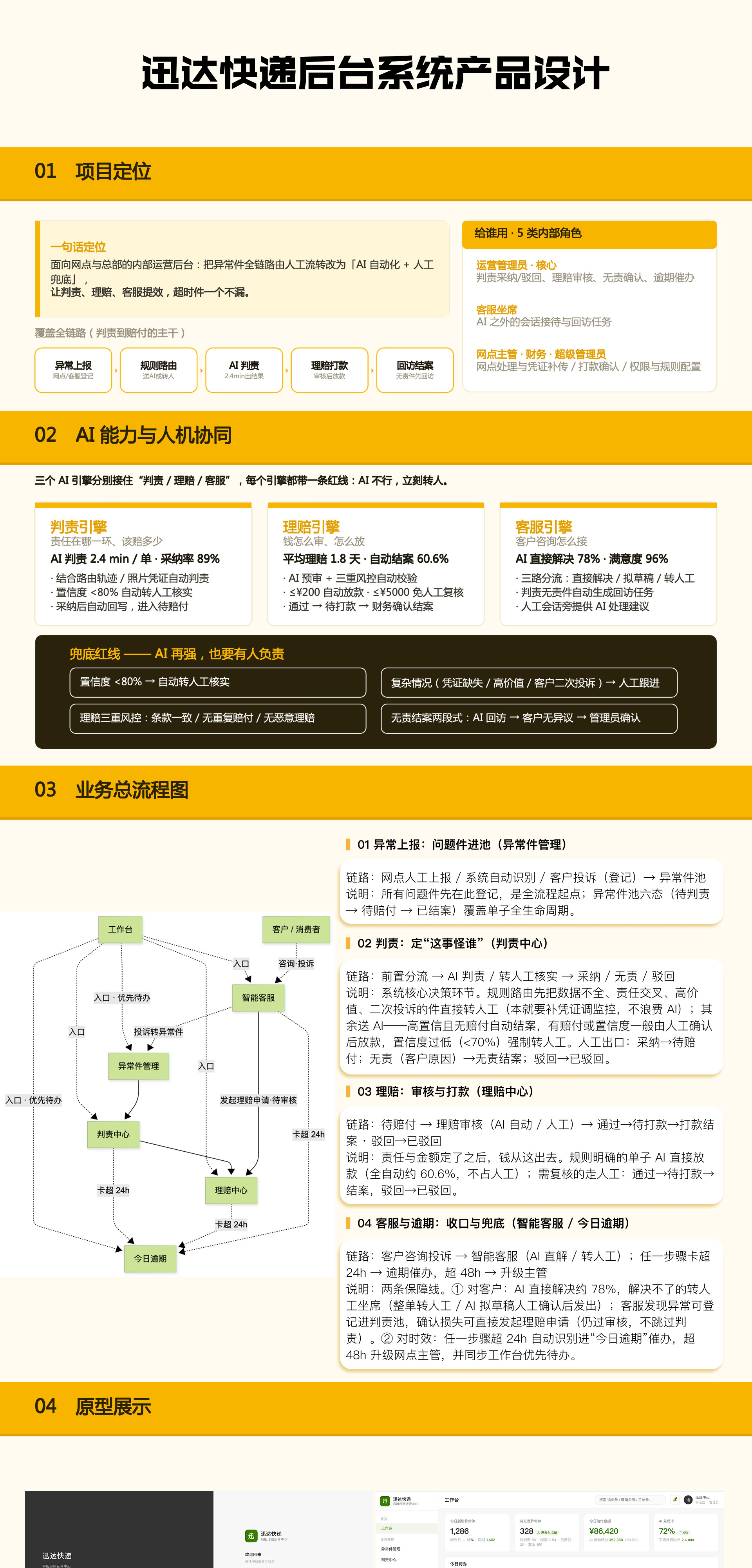 迅达快递后台系统产品设计